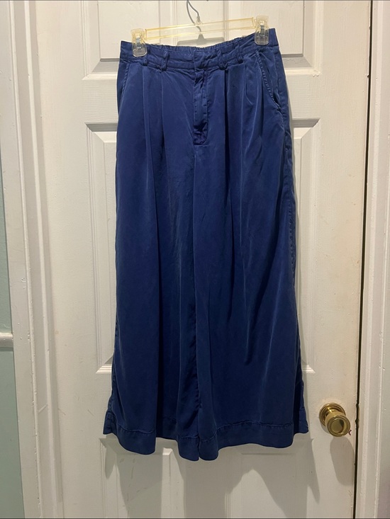 YFB Pants - Women's Navy Blue Flare Wide Leg Pants